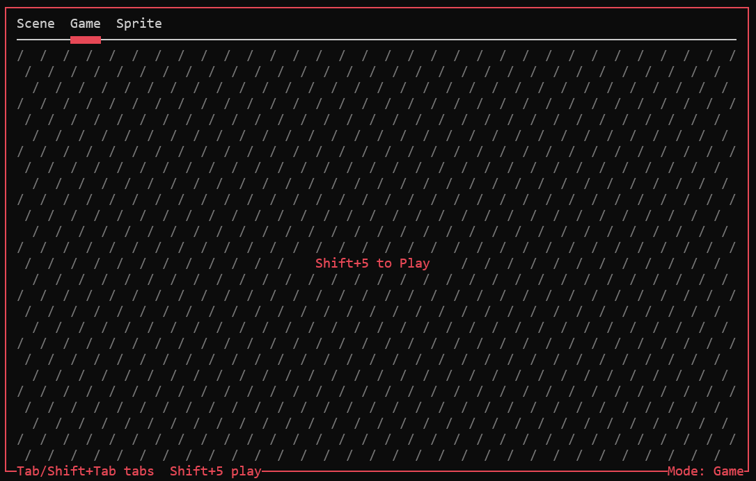Main Panel - Game Tab